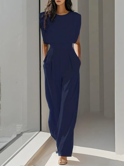 Solid Fit Jumpsuit