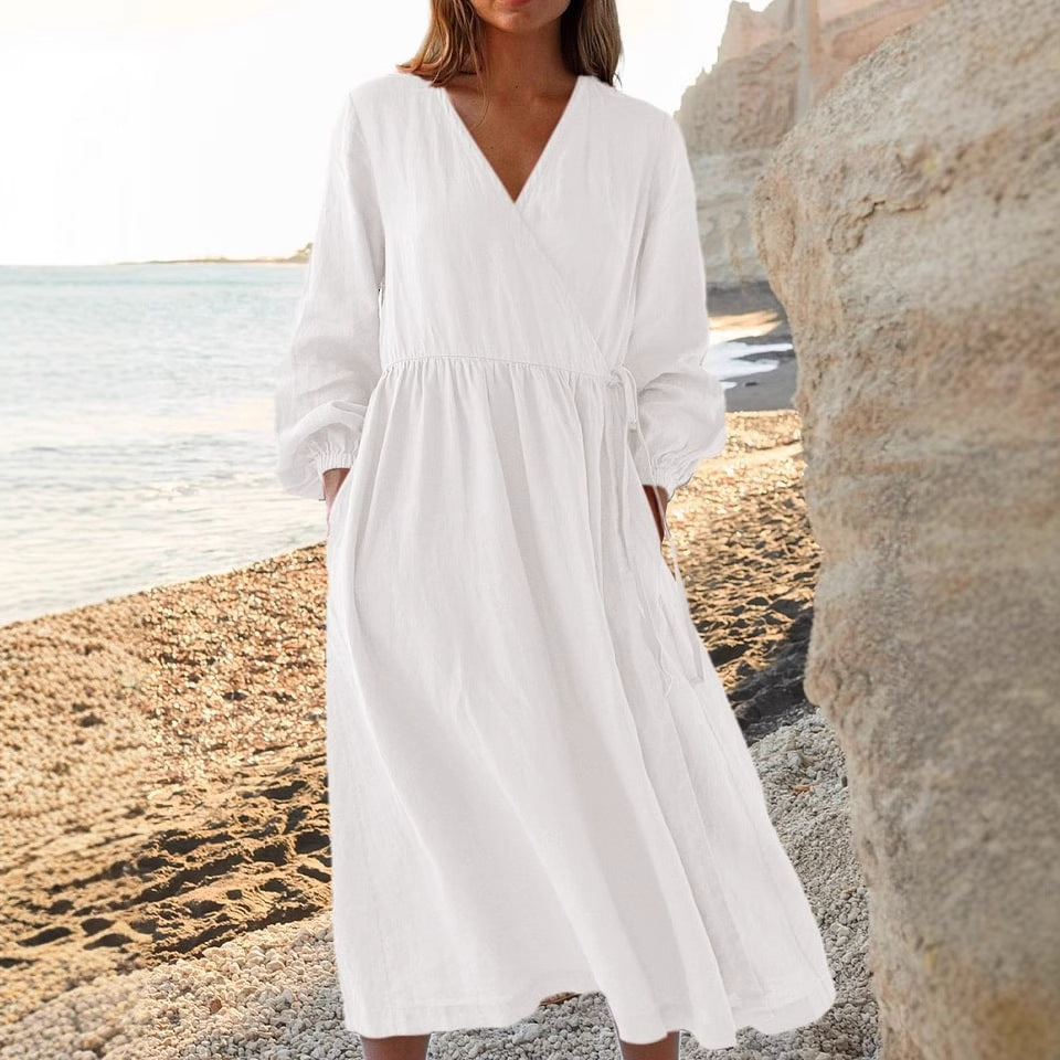Cotton Linen Dress