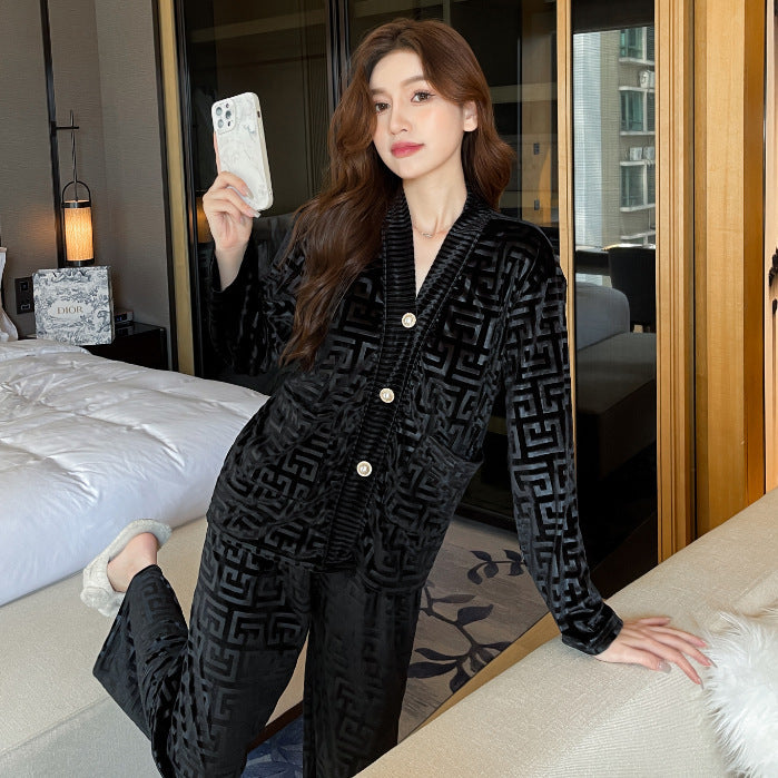 Ensemble pyjama en velours