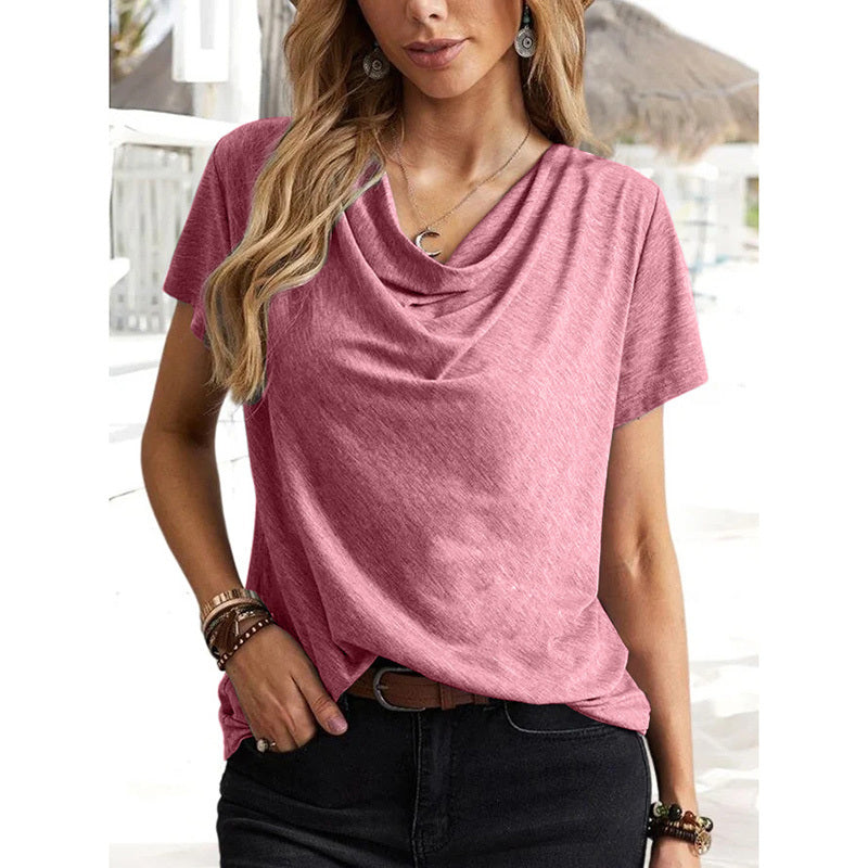 Ladies Cowl Neck Blouse