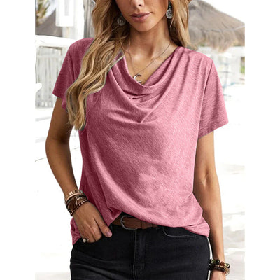 Ladies Cowl Neck Blouse