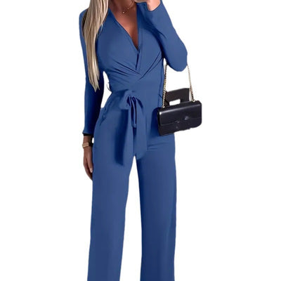 Solid Color Jumpsuit