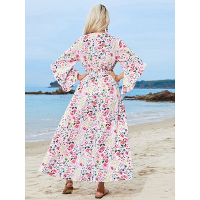 Ruffled Split Dress