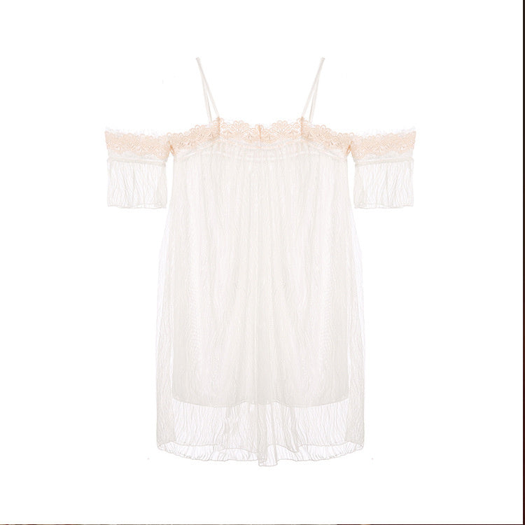 Lace nightdress suit