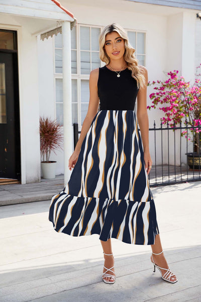 Striped Maxi Dress