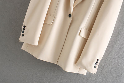 Blazer de bureau drapé