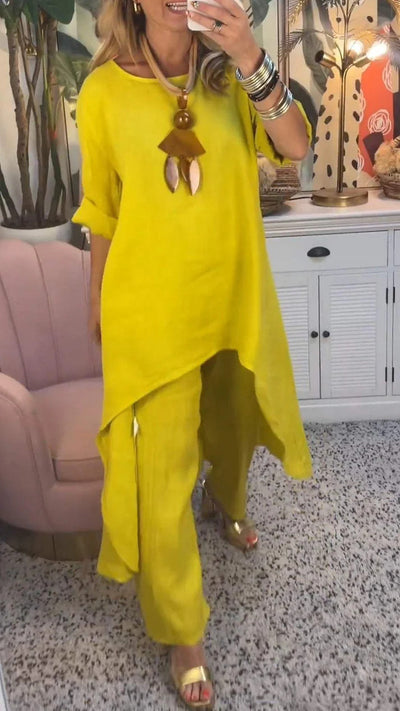 Irregular Crop Suit