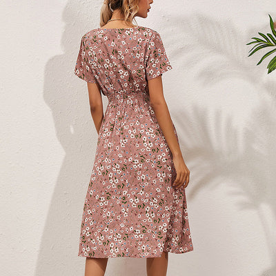 Waisted Floral Dress Shé Hauté