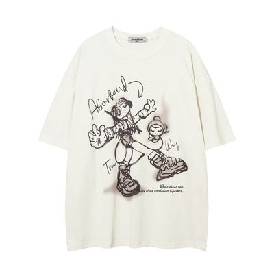 Cartoon Cotton Tee