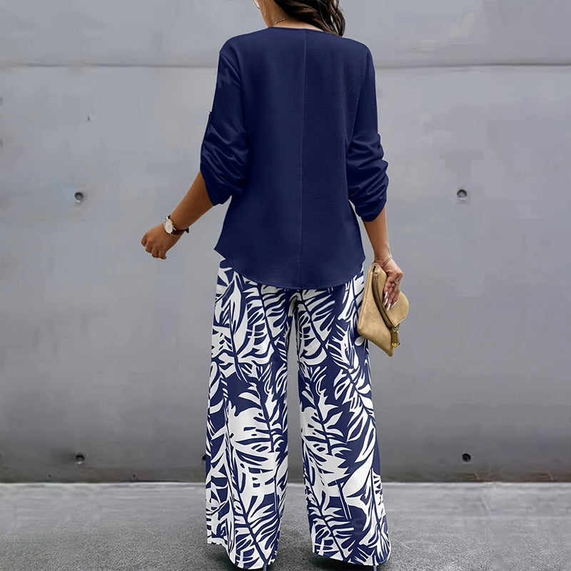 V-neck Top & Pants