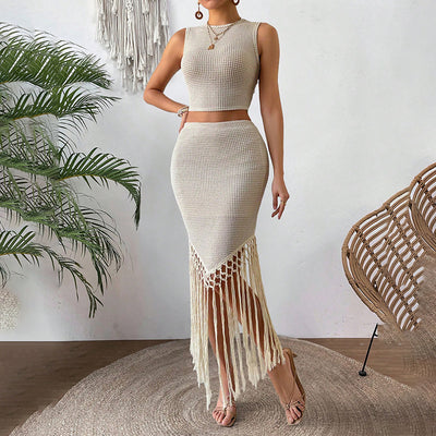 2-Piece Crop & Skirt Set