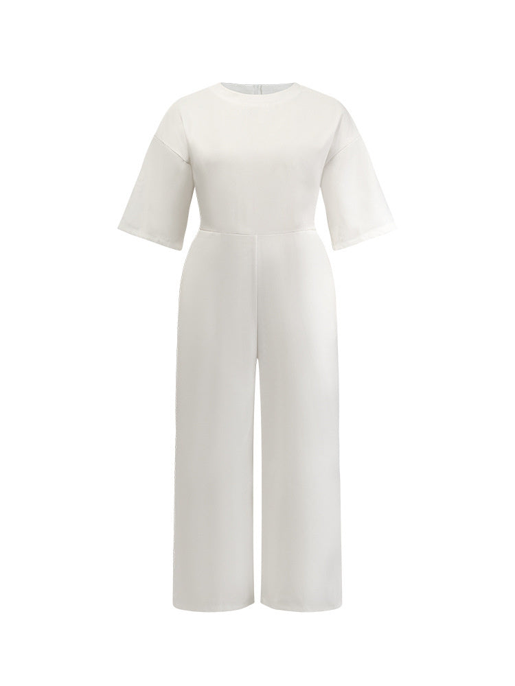 Women’s Solid Long Jumpsuit