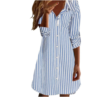 Chemise à rayures faciles