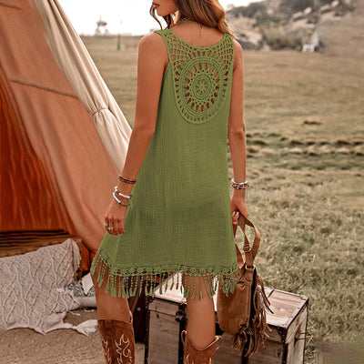 Sleeveless Boho Dress - Shé Hauté