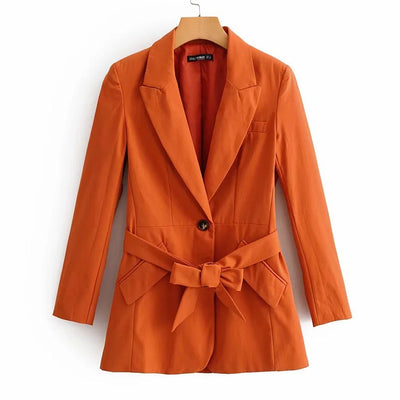 Blazer à manches ceinturées
