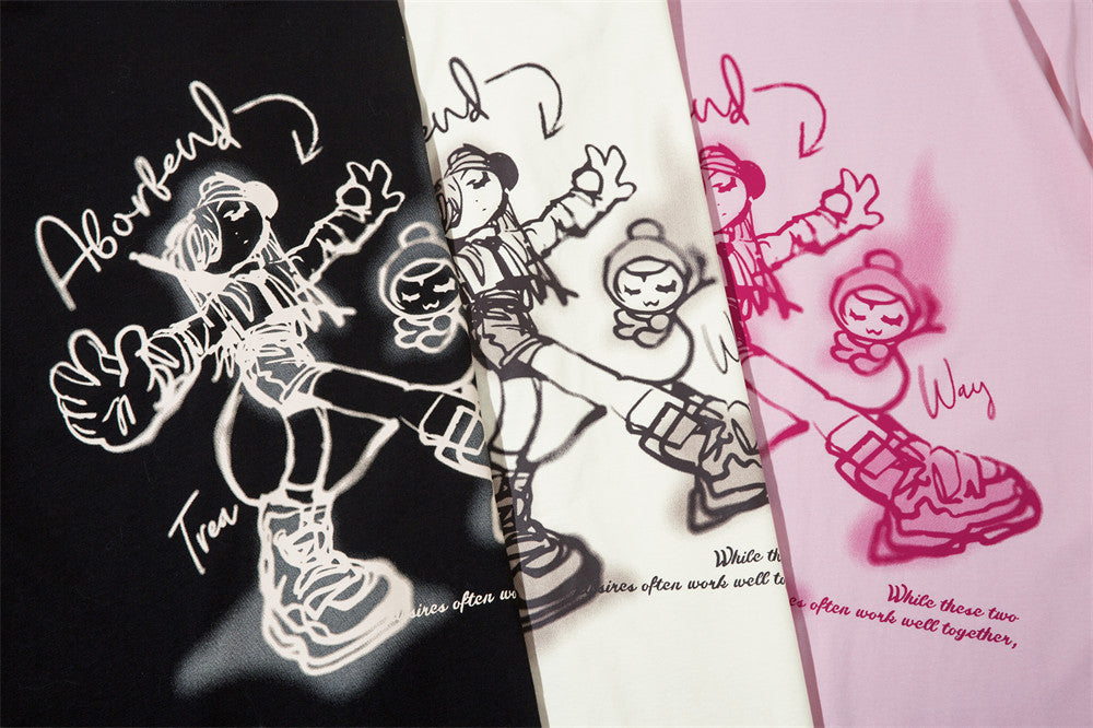 Cartoon Cotton Tee