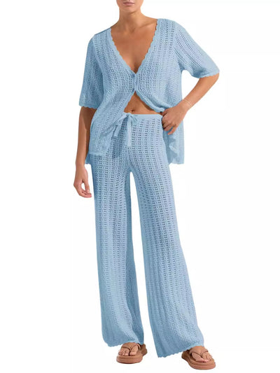 Cutout Sweater Suit