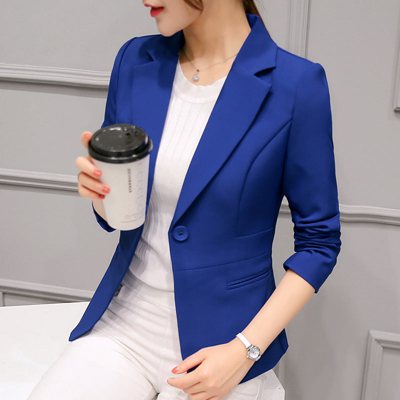 Blazer à manches unies