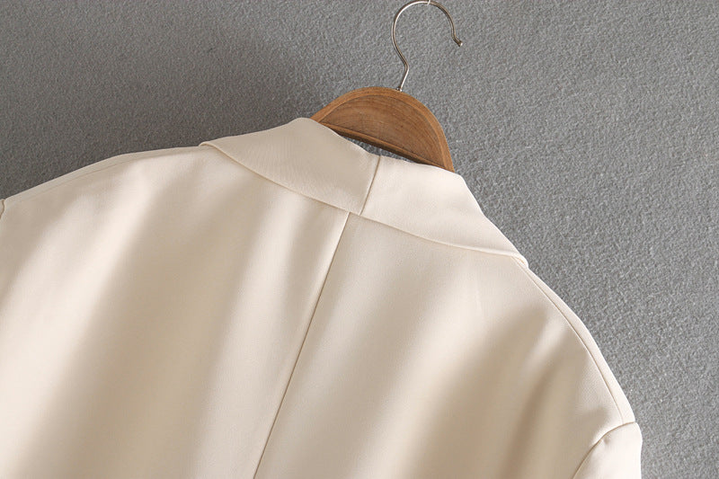 Blazer de bureau drapé
