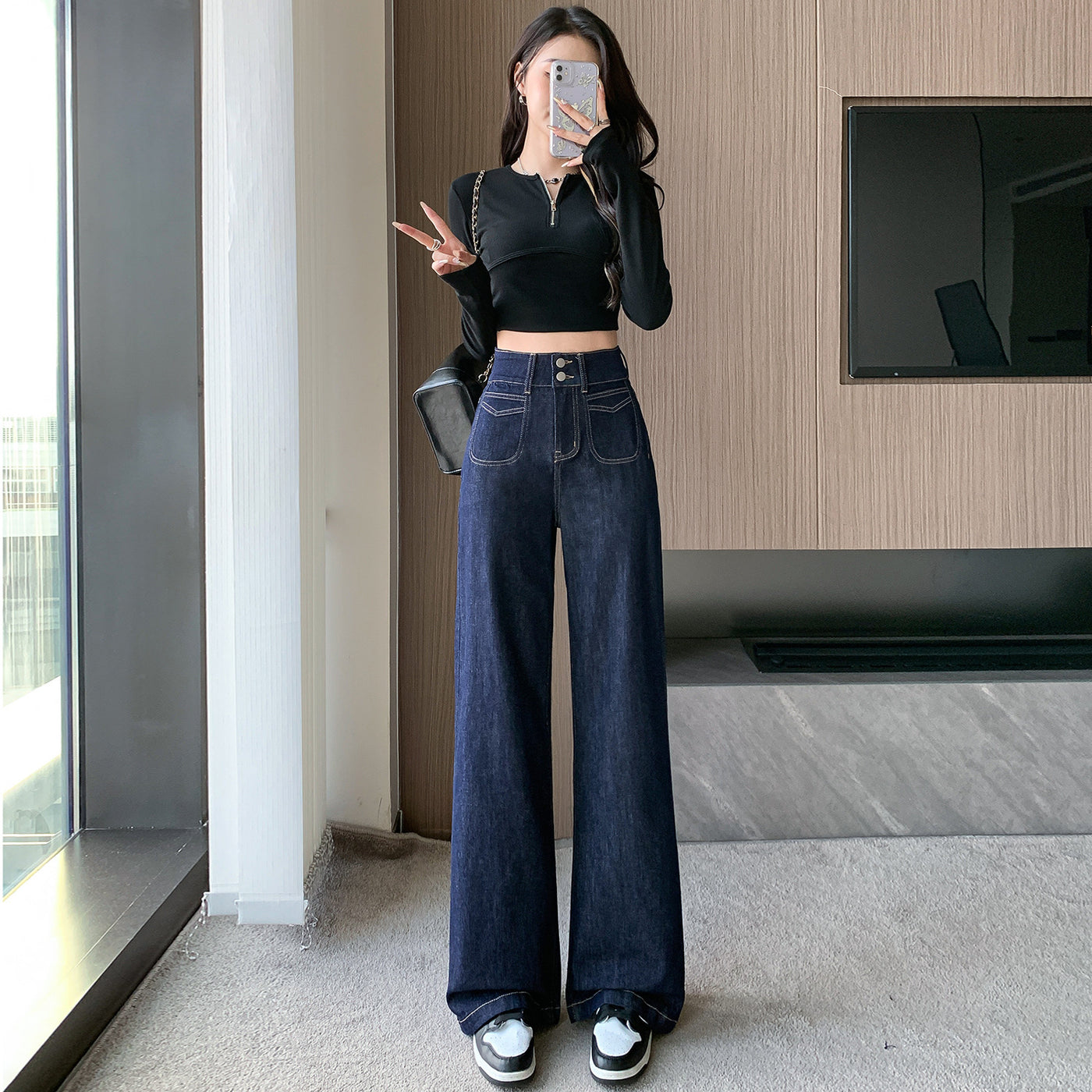 Women High Waist Jeans - Shé Hauté