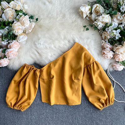Off Shoulder Crop Top