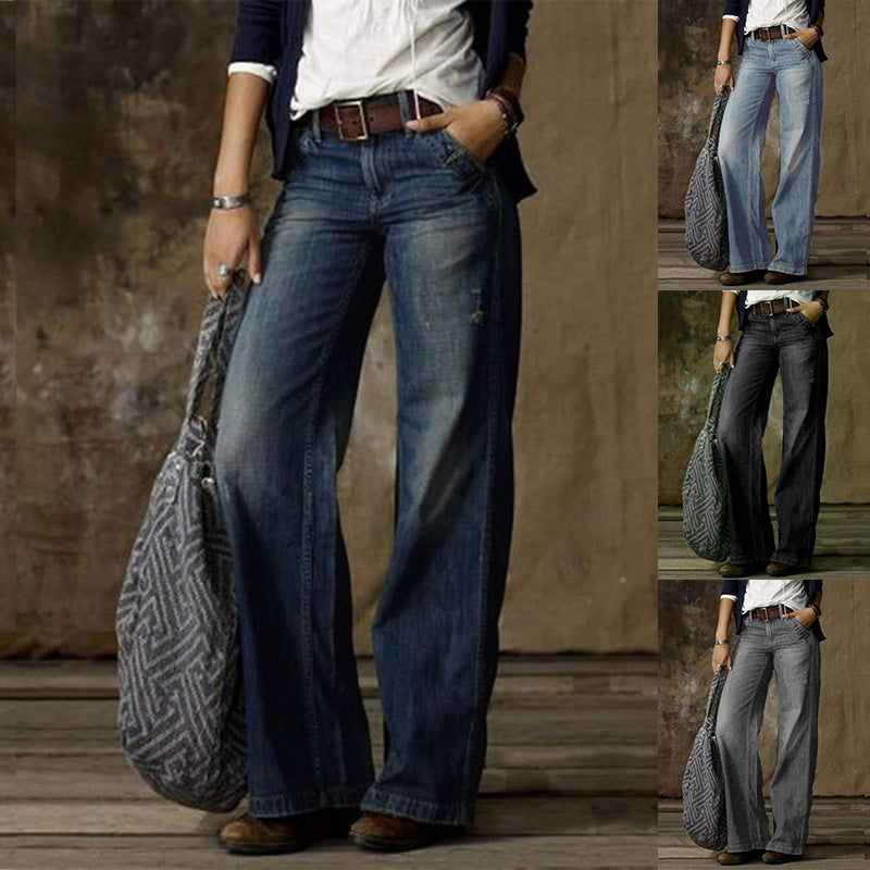 Retro Pocket Jeans
