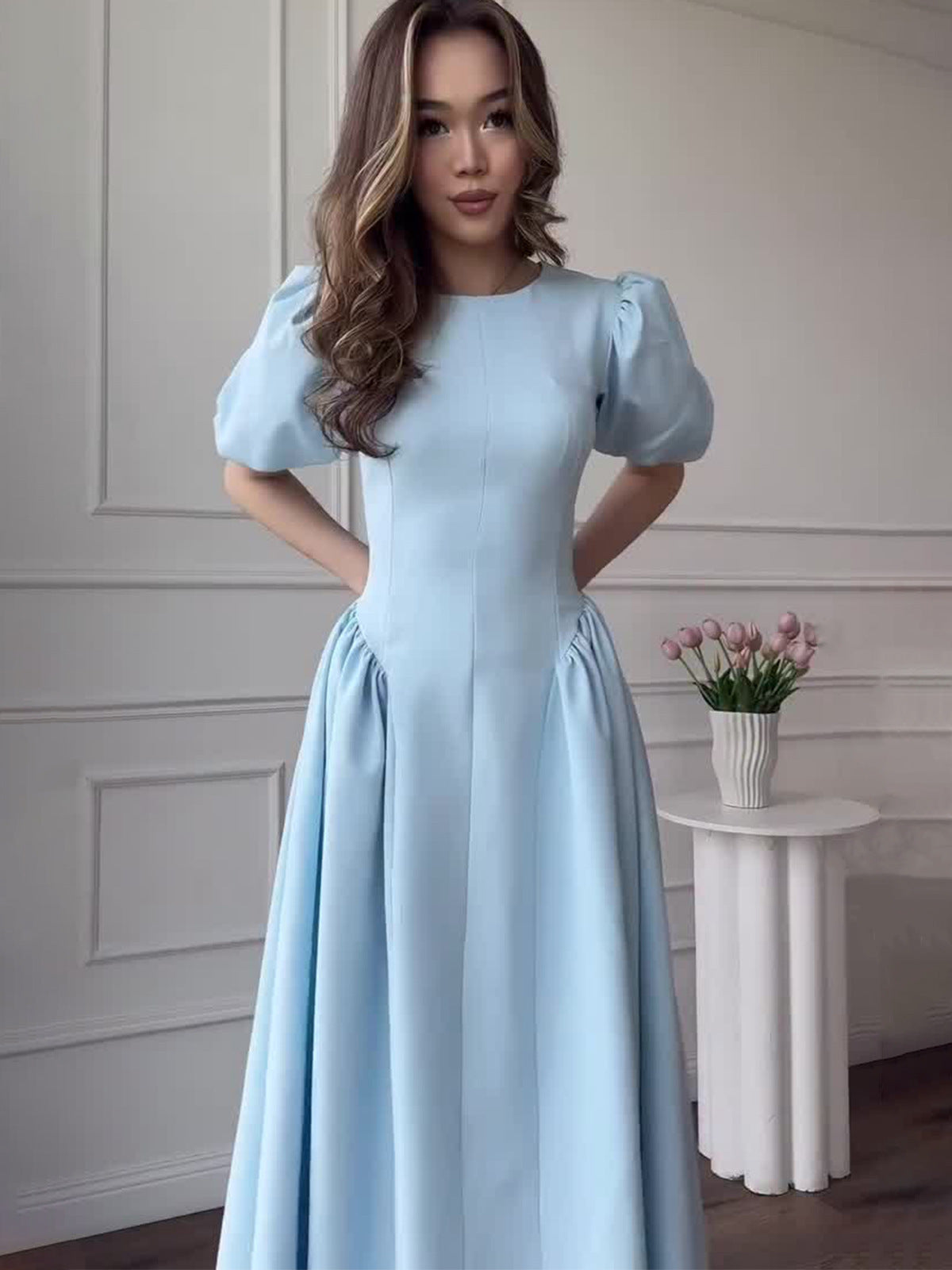Retro Puff Dress