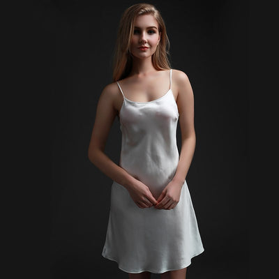 Chemise de nuit en soie