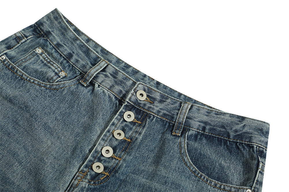 Jean bootcut déchiré
