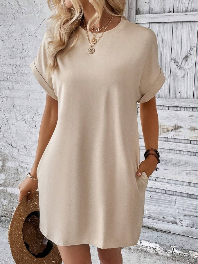 Solid Color Summer Dress