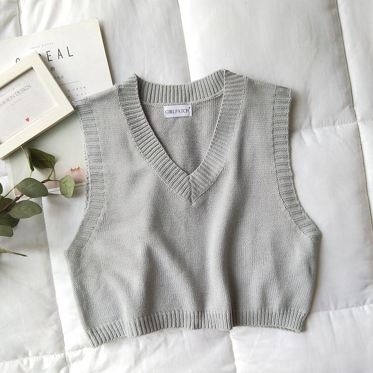 Women's Retro Knit Vest