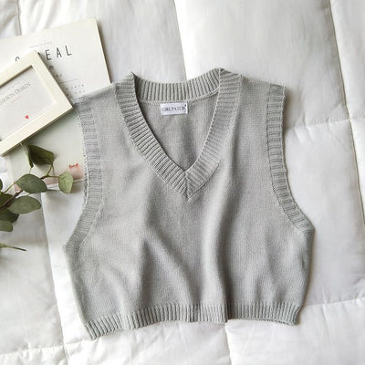 Women's Retro Knit Vest