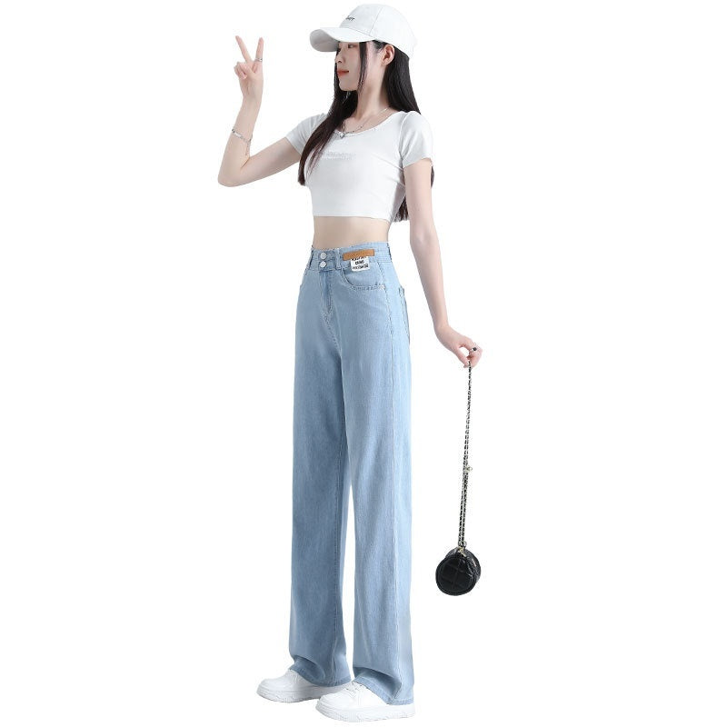Women's Light  Wide-Leg Jeans - Shé Hauté