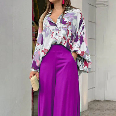 Printed Shirt Set