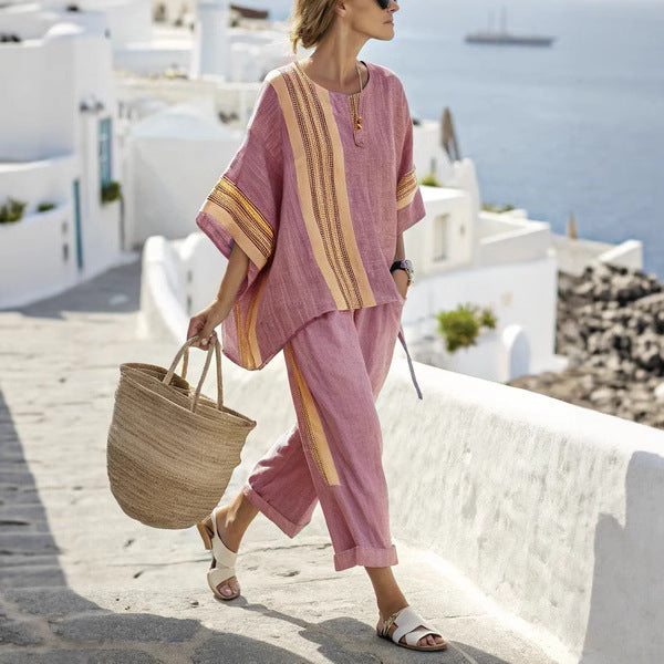 Summer Striped Suit