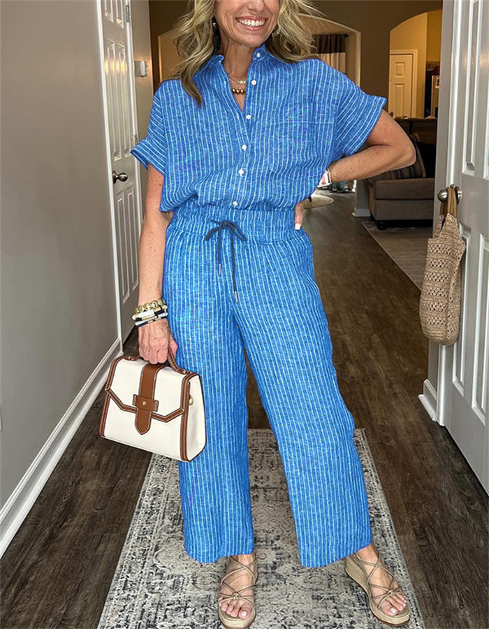 Striped Suit Set