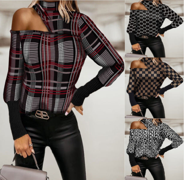 Geometric Long Sleeve Top