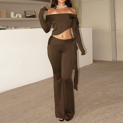 Off Shoulder Suit Top