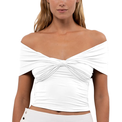 Fitted Off Shoulder Top