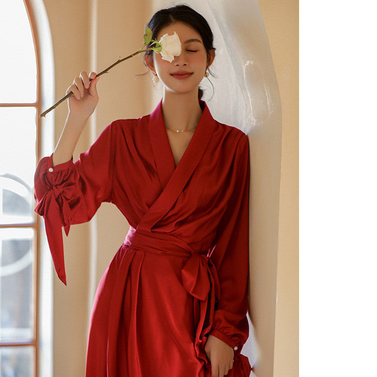 Ice Silk Pajama Set