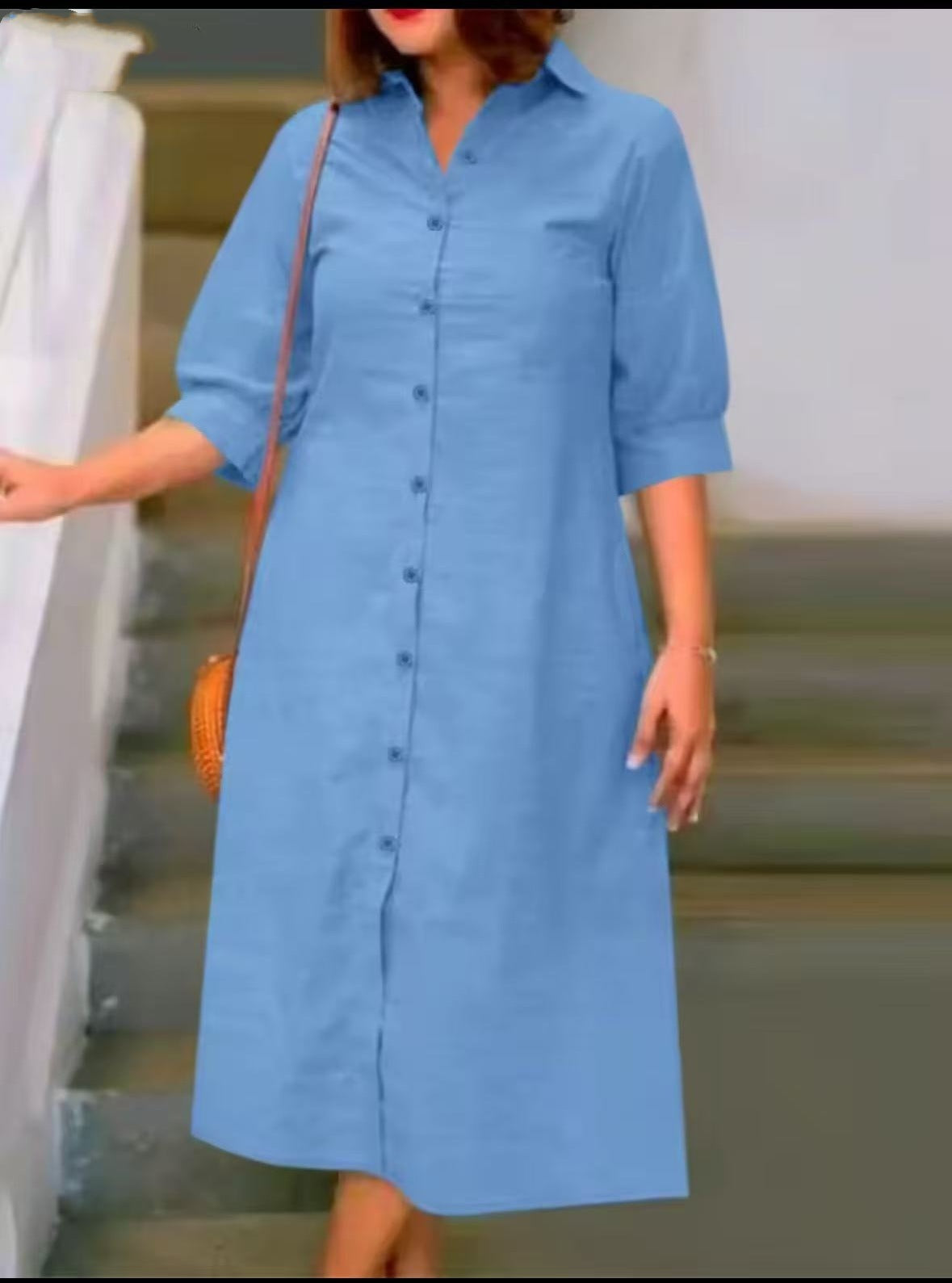 Robe chemise grande taille