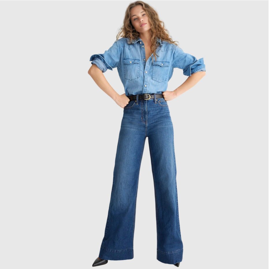 Jean coupe élastique