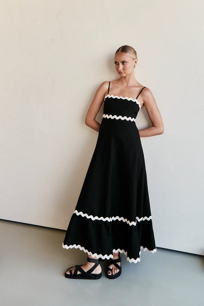Solid Color Beach Maxi Dress