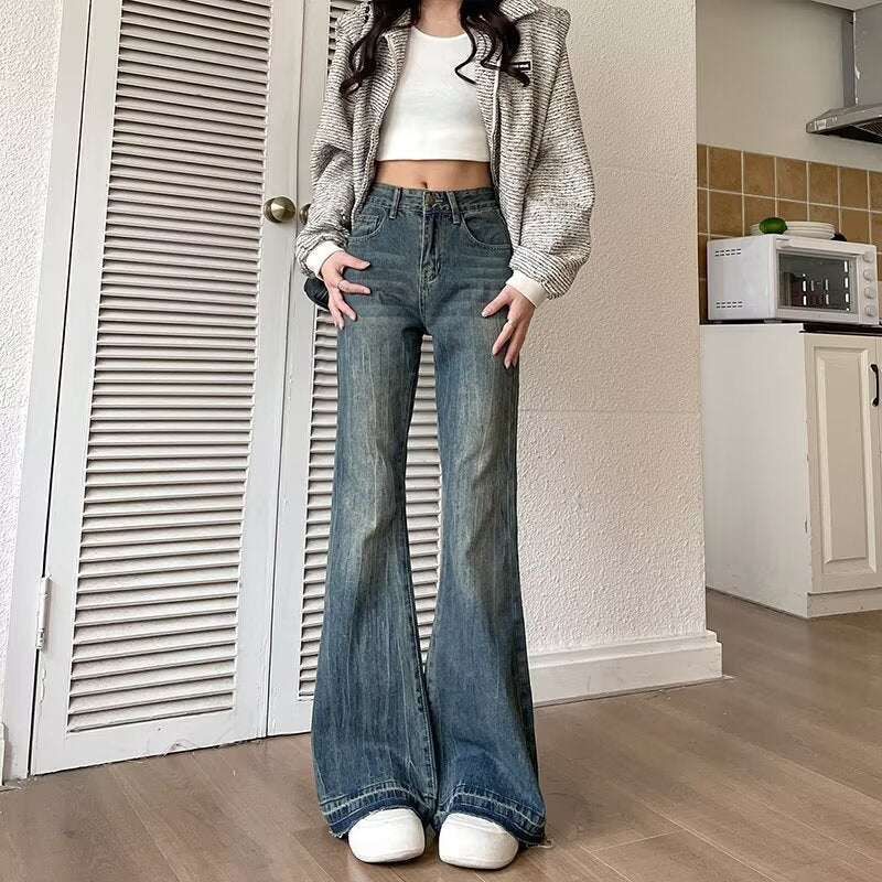 Women's Loose Flared Jeans - Shé Hauté
