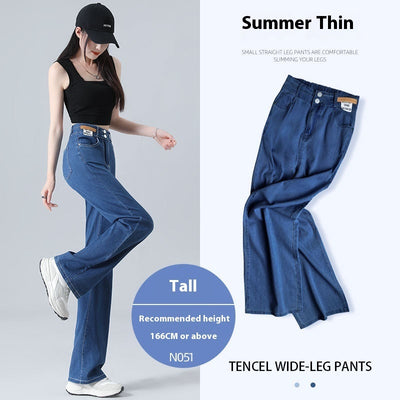 Women's Light  Wide-Leg Jeans - Shé Hauté