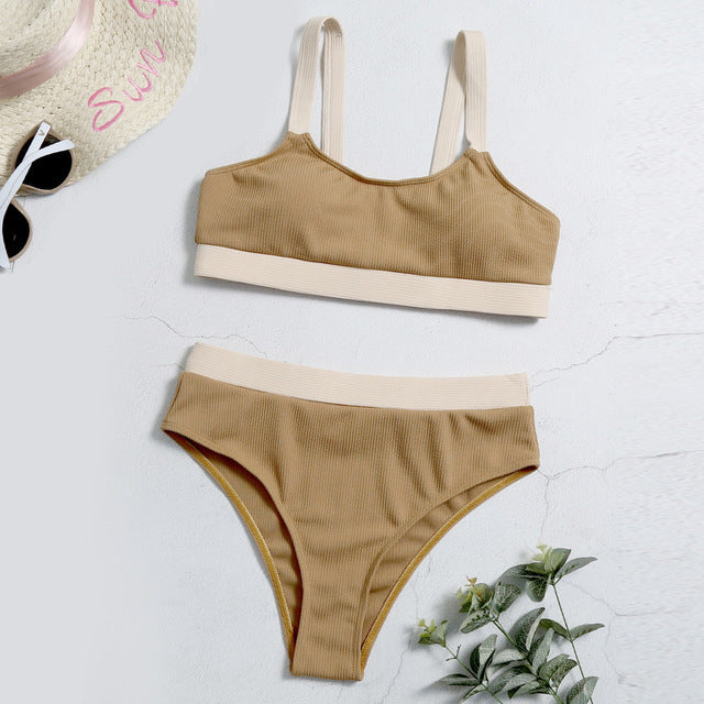 Push Up Bikini Set – Leopard Print - Shé Hauté