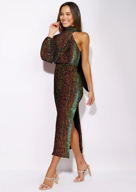 Robe perlée glamour