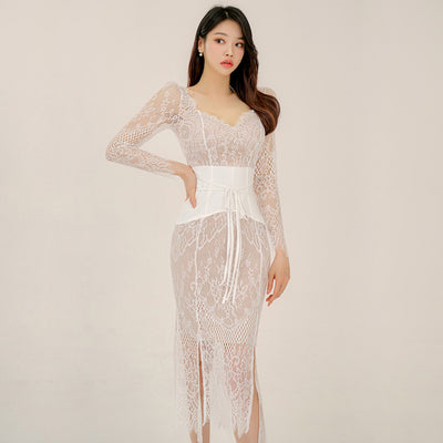 Slim Lace Slit