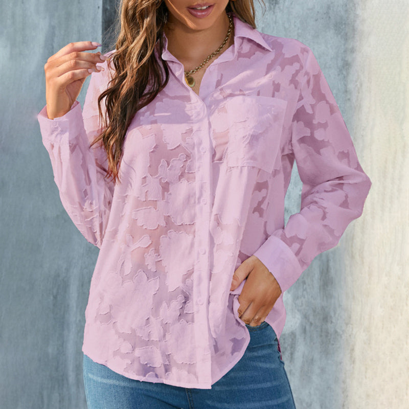Casual Long Sleeve Top – Women
