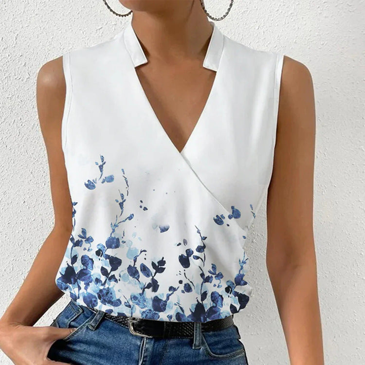 Summer Sleeveless Shirt – Women